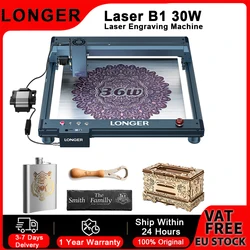 Grabadora láser Longer B1 30W – Alta velocidad y precisión