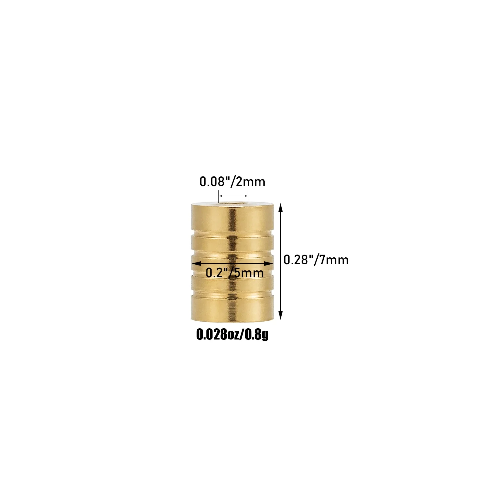 Gold-0.8g-20pcs