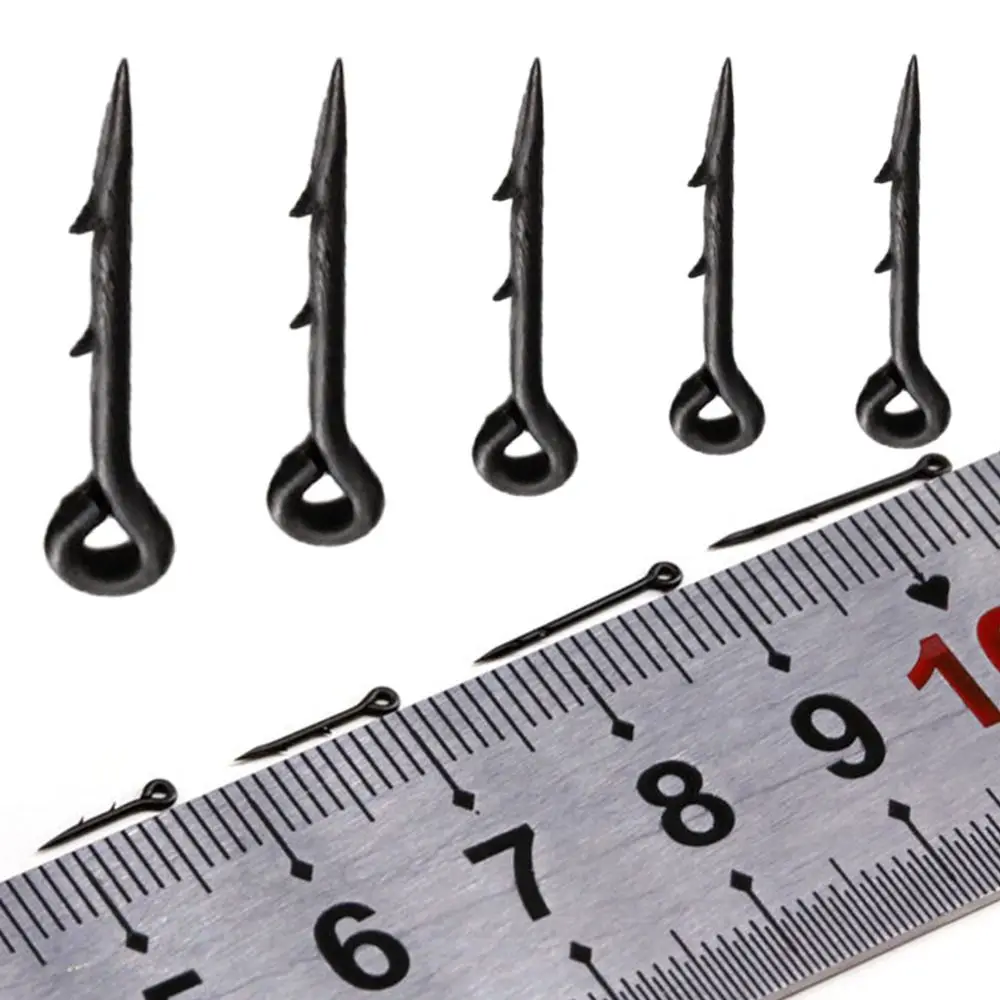 Terminal de pesca, aparejos de pesca de carpa, Chod Boilie, tornillo de doble punta de plástico, clavija emergente, soporte de pellets, retenedor de conector - imagen 2