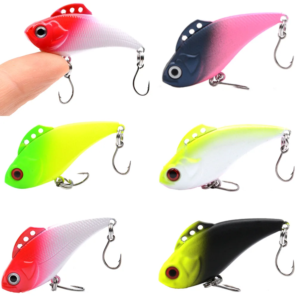 Señuelo de pesca giratorio de Metal, 1 piezas, 41mm, 3,8g, cuchara VIB, Crankbait, cebos duros artificiales, aparejos de pesca Cicada VIB - imagen 2