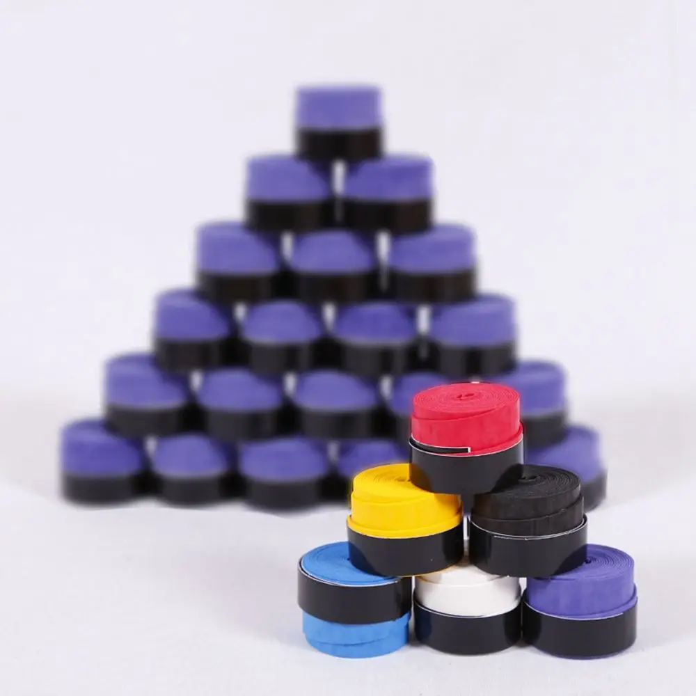 Gran oferta de cintas para caña de pescar, empuñaduras de bádminton, envoltura absorbente de sudor, envolturas de Overgrip para raqueta de tenis seca, banda para el sudor con vibración para raqueta - imagen 2