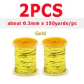 2pcs Gold
