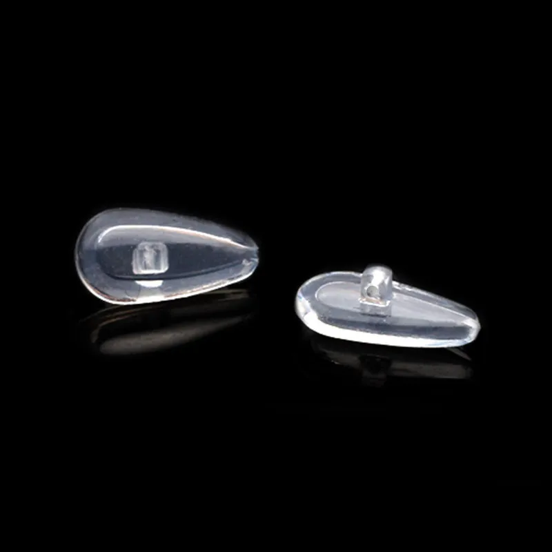 10 pares de almohadillas para la nariz para gafas, gafas de cámara de aire de silicona ovaladas suaves atornilladas, almohadilla para la nariz antideslizante - imagen 5