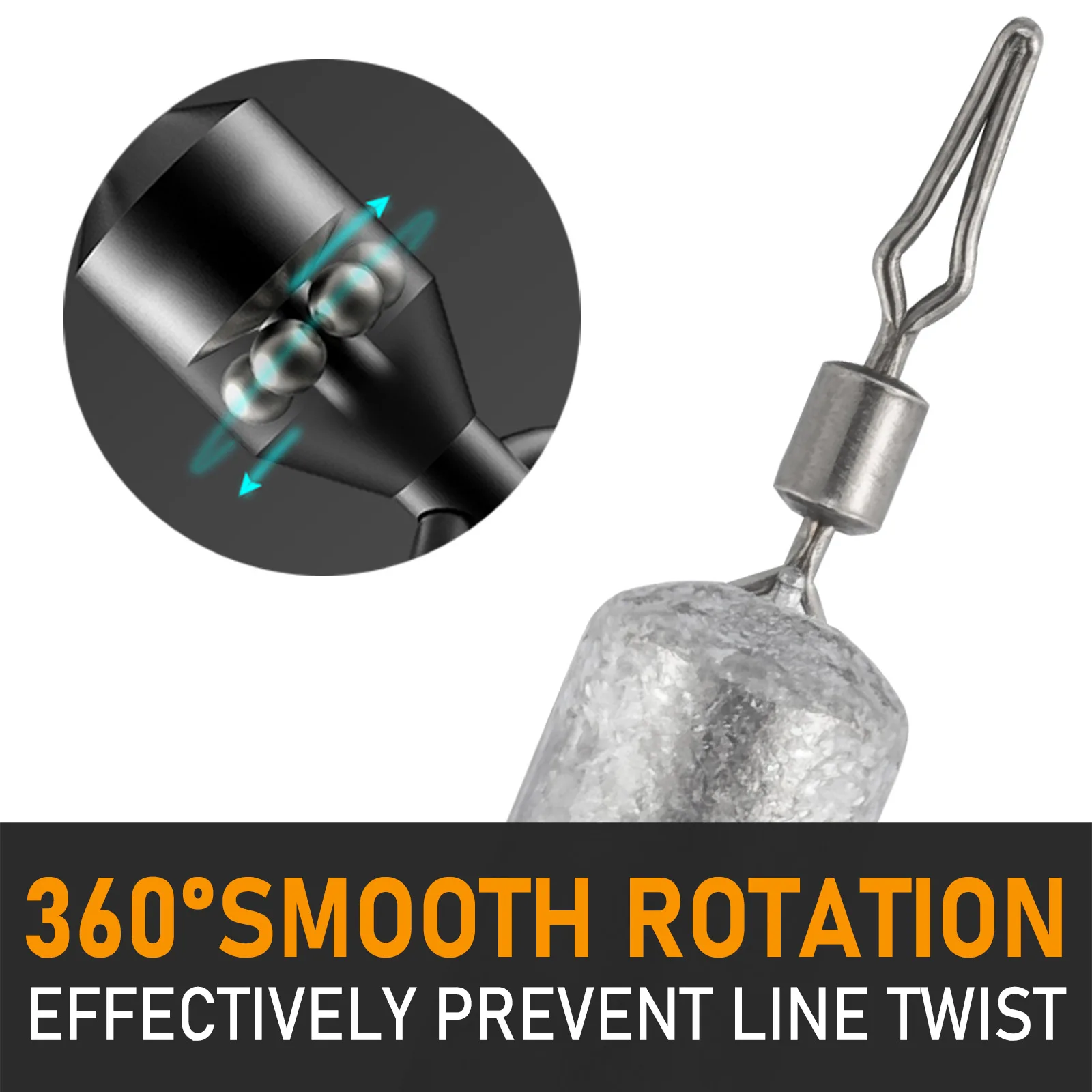 Pesas de pesca de tiro caído, plomada de 3,5g-20g, lápiz de agua salada, peso a granel, plomada delgada, aparejo inferior, Lucio, 10 piezas - imagen 3