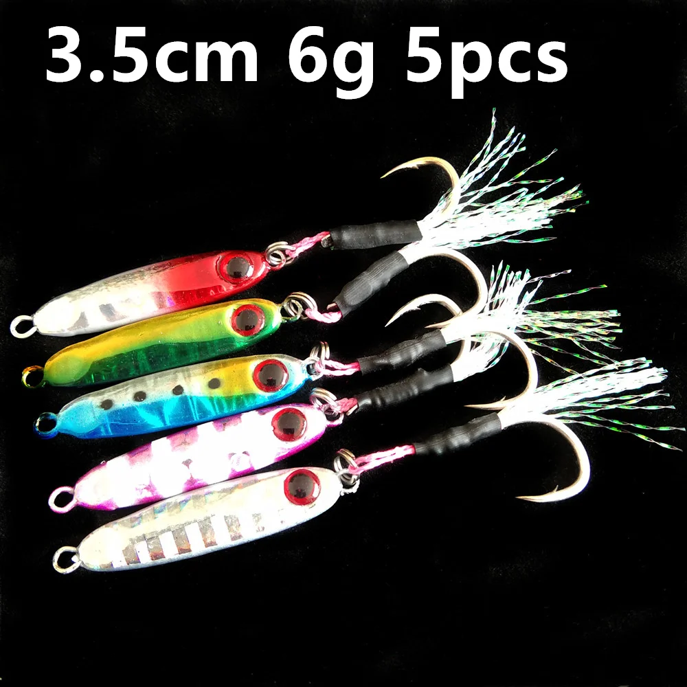 q jin 3.5cm 6g 5pcs