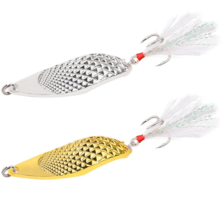 1 Uds señuelo de Metal 3g/5g/7g/10g/15g/20g Señuelos de Pesca Wobbler Spinner cebo cuchara Artificial lubina dura lentejuelas Paillette señuelos de Metal - imagen 5