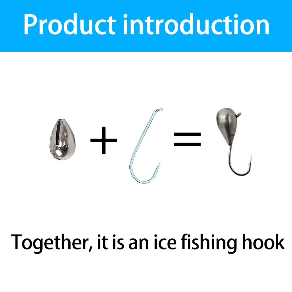 Jig Head tungsteno para pesca en hielo - imagen 3