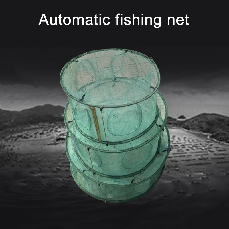 Red de pesca con apertura automática – Nailon para crustáceos