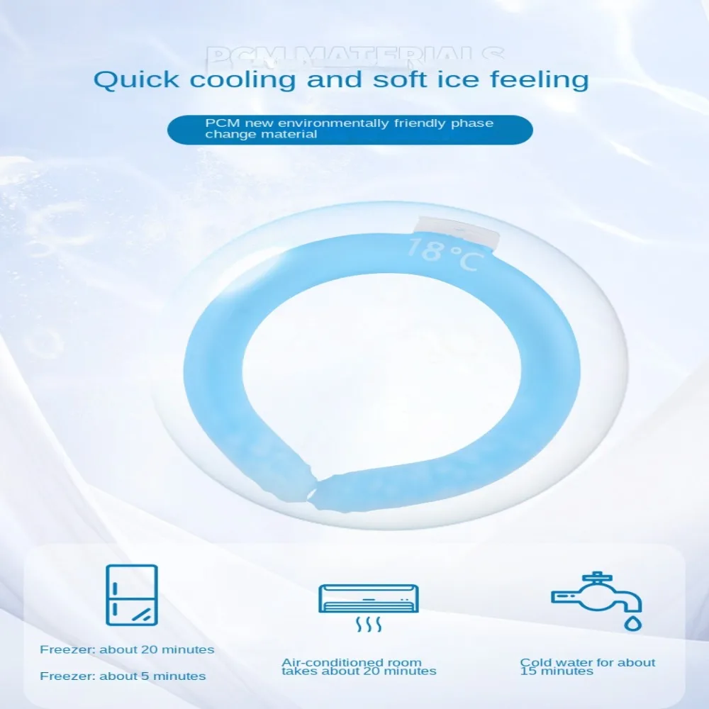 Enfriador tubular de cuello con gel refrigerante para pesca - imagen 3