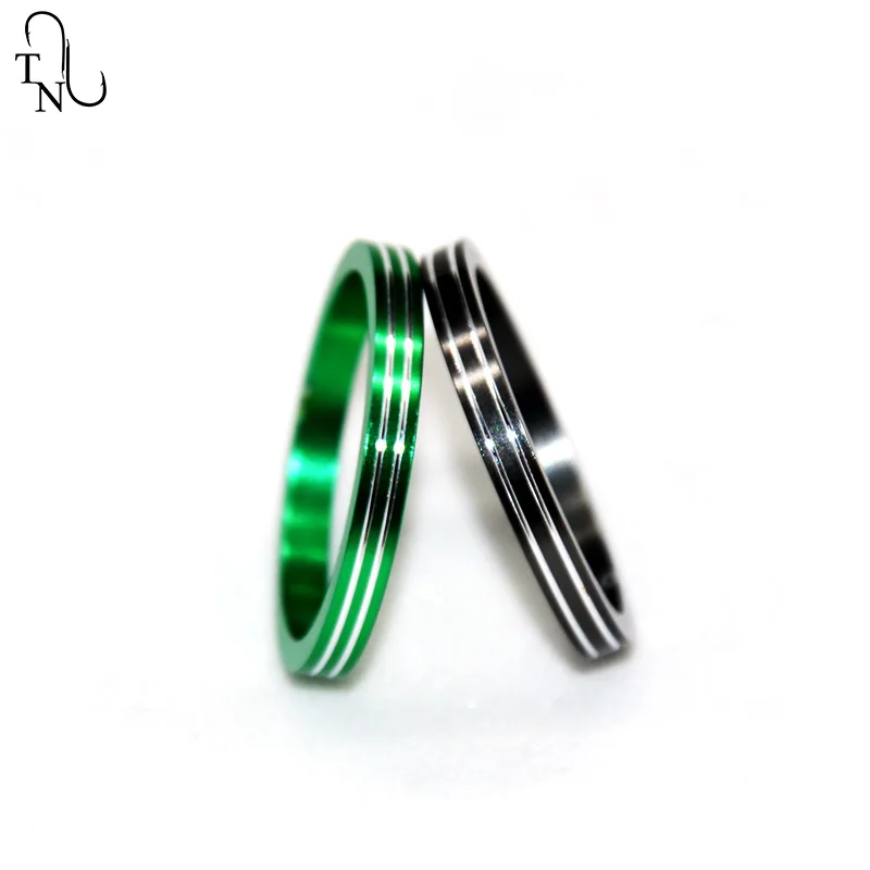 TN33 5 uds por bolsa, anillos de aluminio para construcción de caña, piezas de caña de pescar para caña de pescar, piezas de mantenimiento de reparación de construcción, accesorios DIY - imagen 4