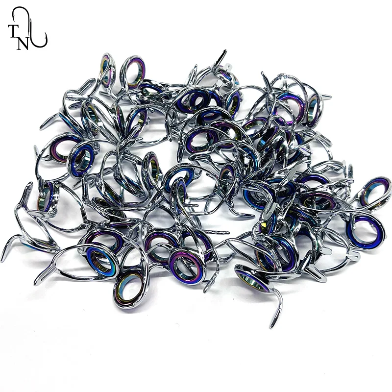 TN39 2 piezas 6 # 8 # 10 # 12 # 16 # 25 # Caña de fundición, componente de construcción, reparación de caña de pescar, accesorio DIY - imagen 5