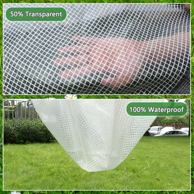 Lona transparente para pérgola – Impermeable y térmica - imagen 5