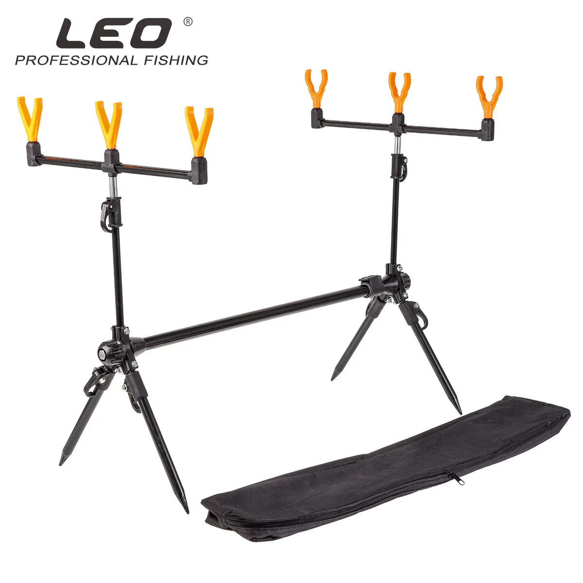 Soporte Telescópico Plegable para Cañas – 4 Patas, Alto Carbono - imagen 3