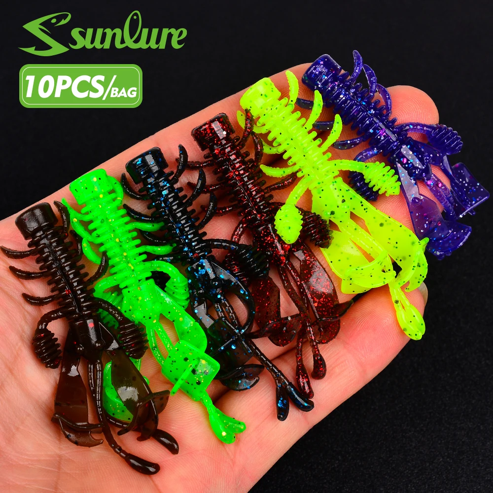 Sunlure Vinilo segmentado de camarón para lubina y trucha - imagen 3