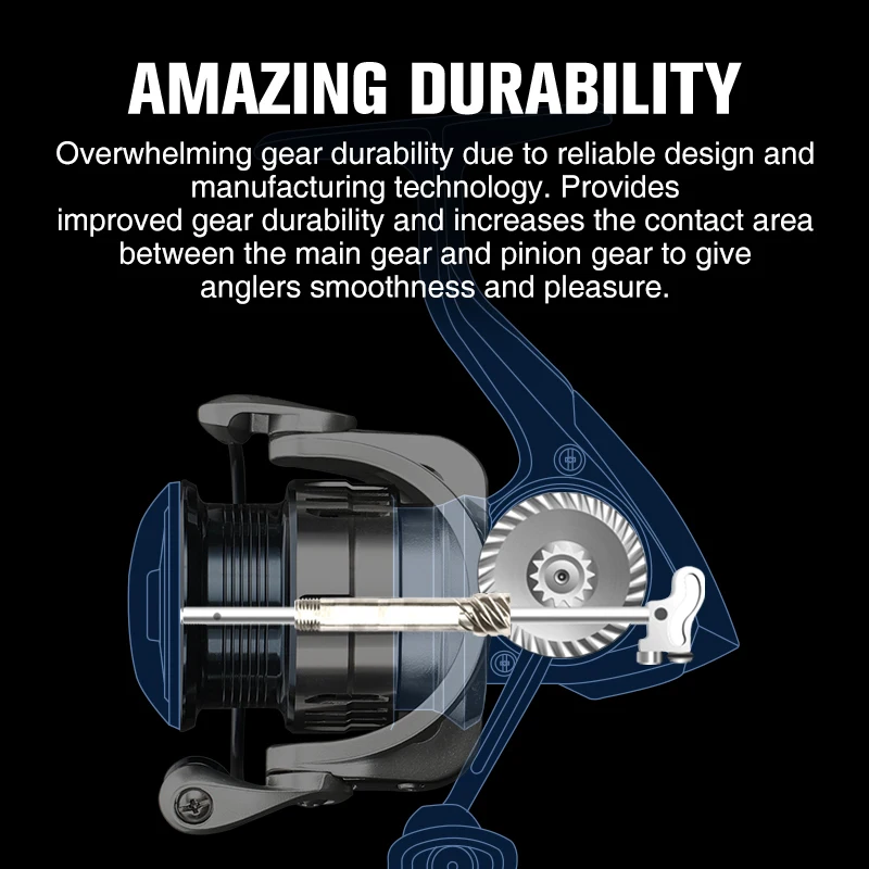 TSURINOYA-carrete de pesca giratorio de carbono LANIUS 800, 1000, 1500S, ultraligero, 145g - imagen 4