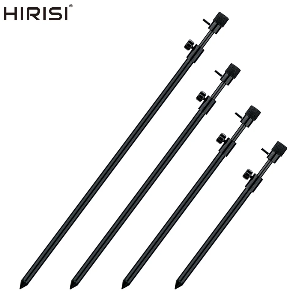Hirisi-palo de aluminio para pesca de carpa, 25-40cm y 40-70cm, para caña de pescar de carpa, alarmas de pesca, barras de zumbido