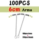 100pcs 6cm arms