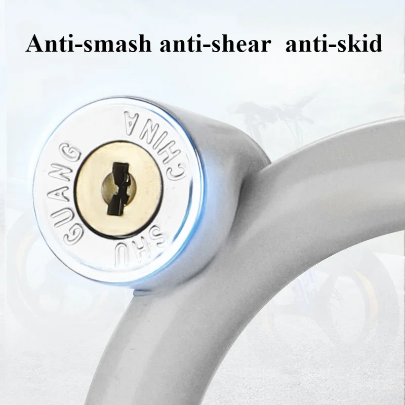 Candado antirrobo para bicicleta de montaña, candado para batería de coche eléctrico, accesorios para candado Circular para bicicleta al aire libre - imagen 4