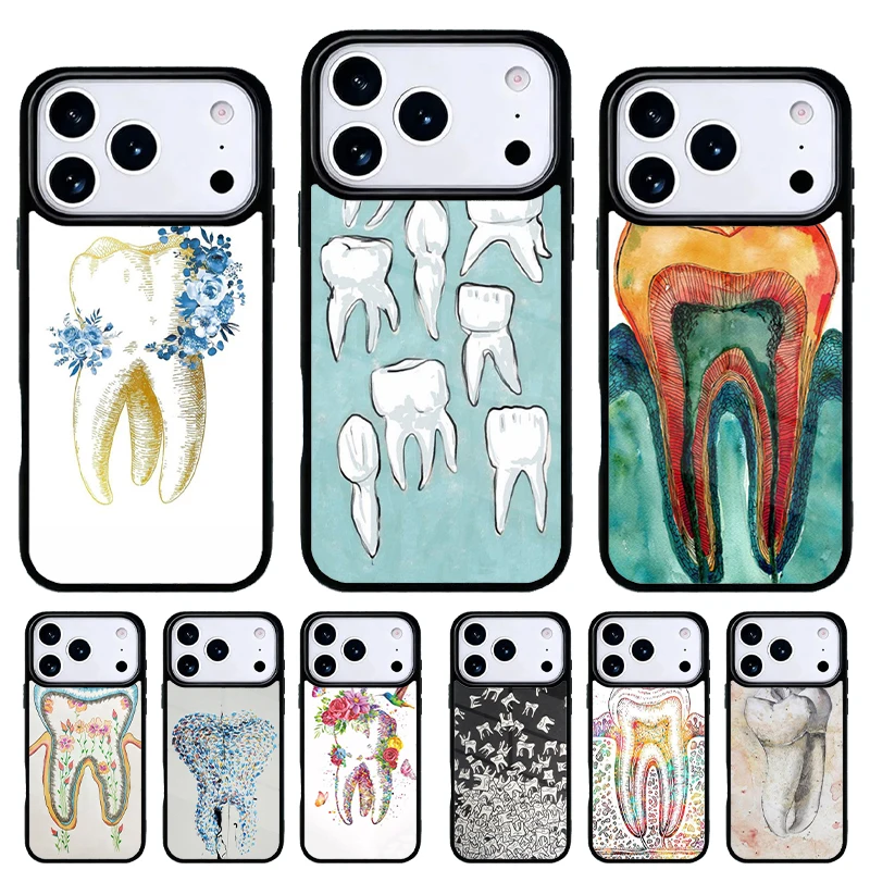 Funda iPhone con Diseño Dental – Carcasa Trasera Multicompatible