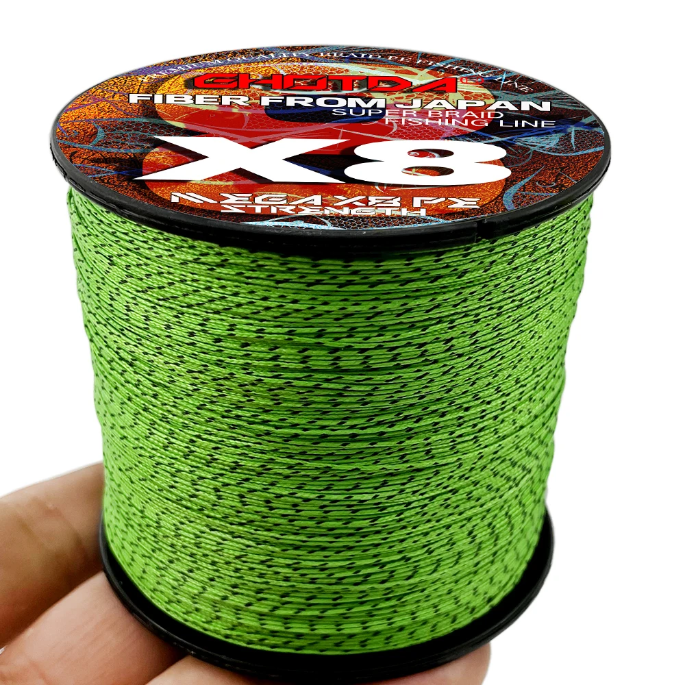 GHOTDA-línea de Pesca trenzada X12 X8 PE, 300M, superfuerte y suave, resistente al desgaste, multifilamento, para Pesca con mosca - imagen 3