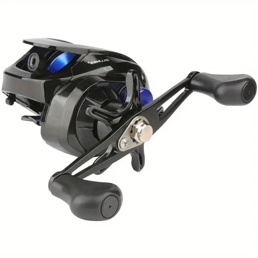 BILLINGS carrete de Baitcasting, relación de engranaje 6,3: 1 con sistema de frenado magnético, 18 + 1 BB de acero inoxidable, arrastre máximo de 17,63 LB - imagen 5