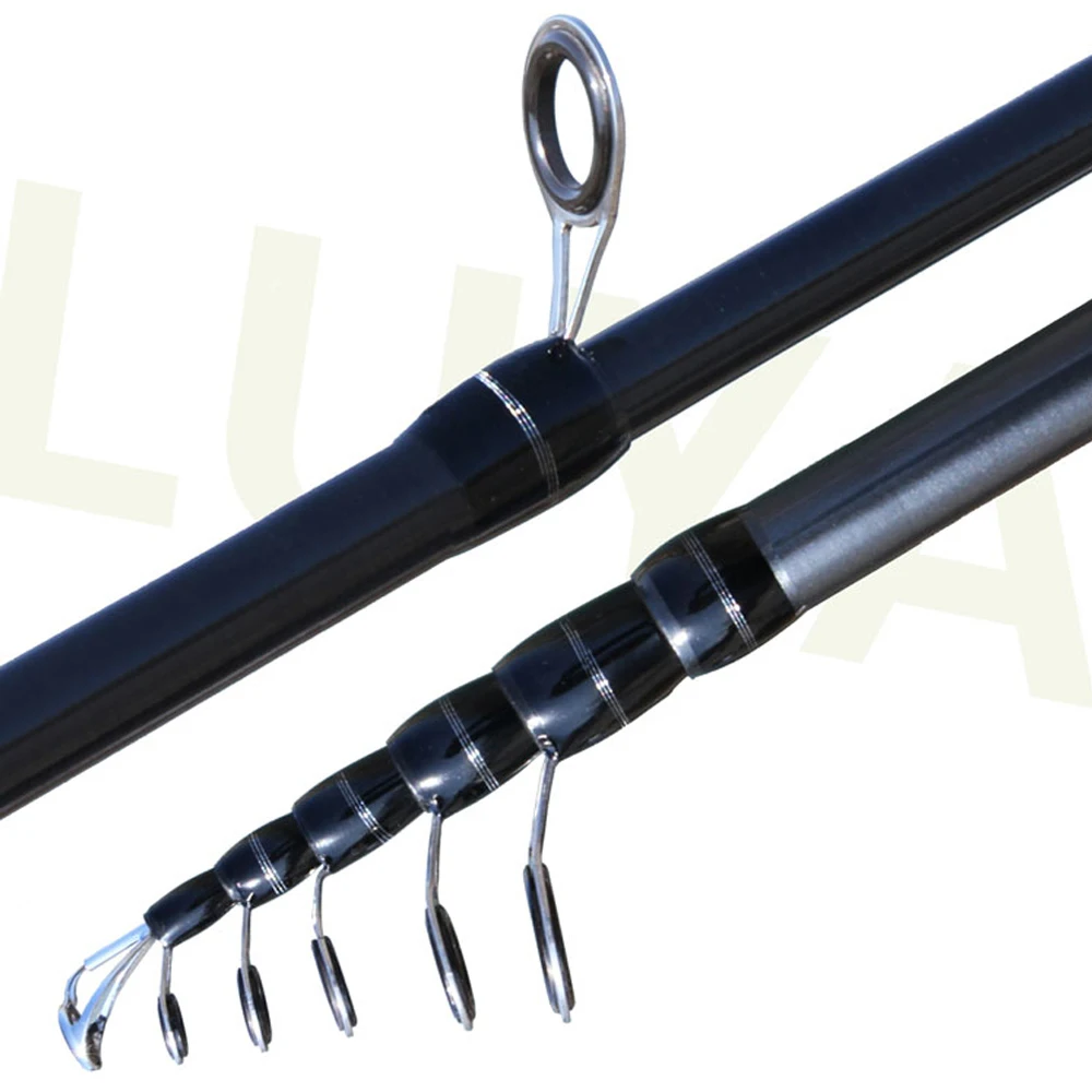 SIECHI-caña alimentadora de señuelo de fundición súper dura, 1,8/2,1/2,4/2,7/3,0 M, cañas de pescar giratorias de fibra de carbono, caña de pescar telescópica para carpa - imagen 4