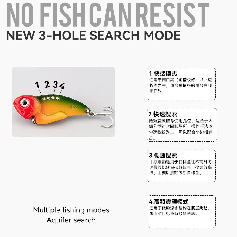 Mar Yolo 7 gramos 10 gramos 14 gramos cebo duro VIP remoto cebo triple gancho cebo falso ojo de pez 3D inmersión cebo artificial vibrante - imagen 3