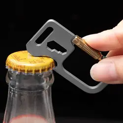 Llavero mini de titanio multifuncional EDC portátil para mochila