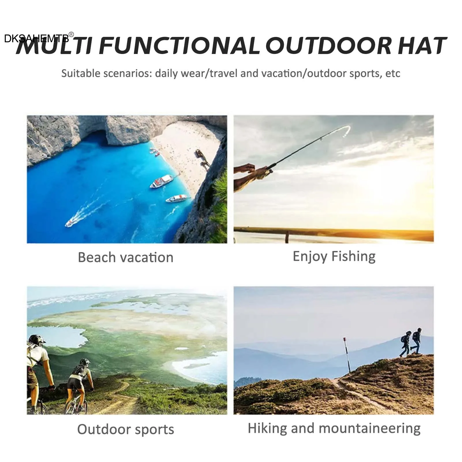 Sombrero de pesca al aire libre, sombrero portátil ultraligero a prueba de mosquitos, sombrilla transpirable de verano, gorra de malla de nailon, gorra de pescador protectora UV - imagen 5