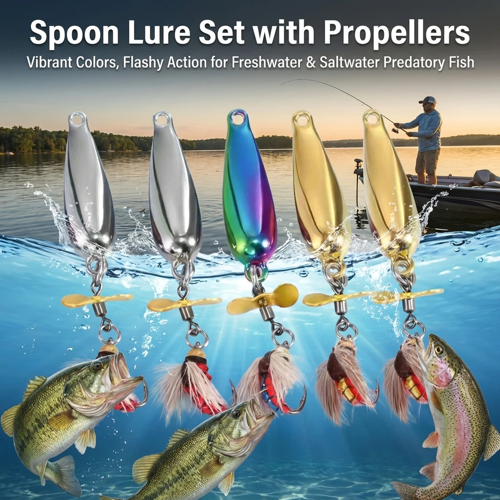 Anzuelos Pesca con Mosca – Spinner Reforzado para Micro y Río