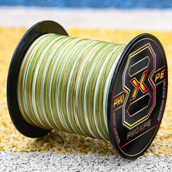 Línea Trenzada 8 Hebras Proxpe – Multifilamento para Pesca en Mar y Río