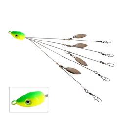 Umbrella Rig Alabama para lubina y black bass con múltiples brazos
