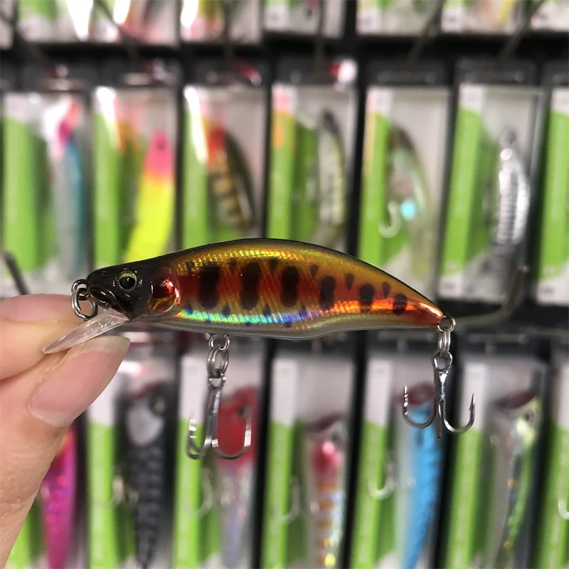 LURETV Minnow de Hundimiento Rápido – Señuelo Black Pit