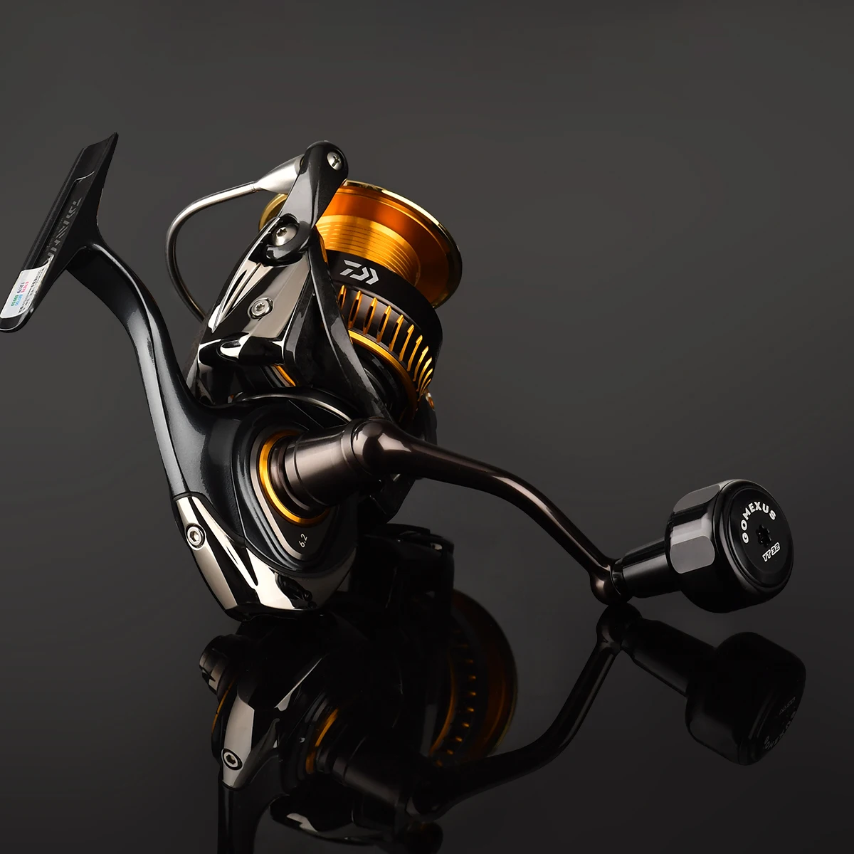 Gomexus Perilla de Aluminio Ultraligera para Pesca, Spinning, Baitcasting, Shimano, Sephia, Daiwa, Catnip, Ryobi, Ap Power, 32mm - imagen 2