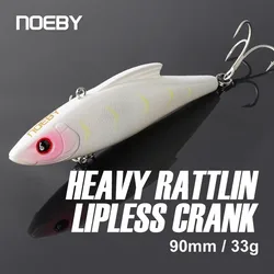 Crankbaits marinos Noeby Rattling Vib – Sonido para pesca de invierno