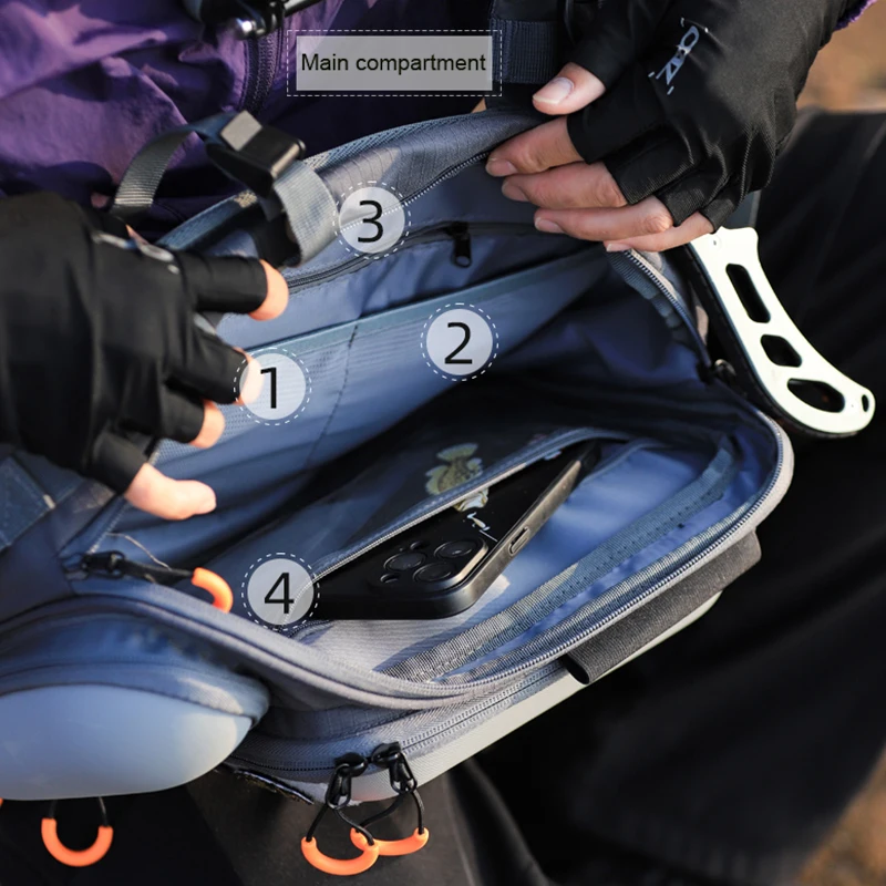 Bolsa de pesca impermeable mochila multifuncional para herramientas - imagen 3