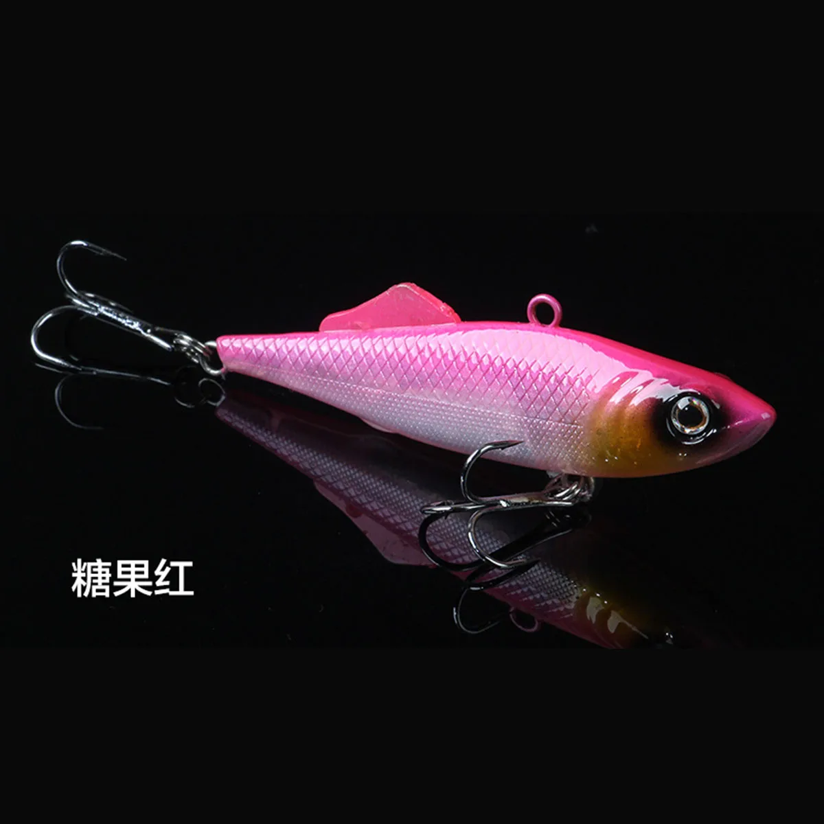66mm 16g 1 pieza señuelo de pesca invierno VIB cuchara cebo 66mm 16g duro Crankbait Wobbler Isca Artificial Peche Salmo para pesca kalikana - imagen 4