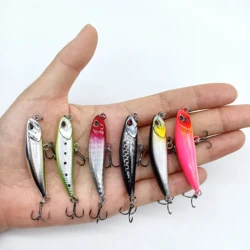 DUODUOYU-señuelo de pesca con lápiz Micro hundido, 1 Uds., 4,8g/50mm, Wobblers, Swimbait, cebo duro Artificial para lubina, aparejos de agua dulce
