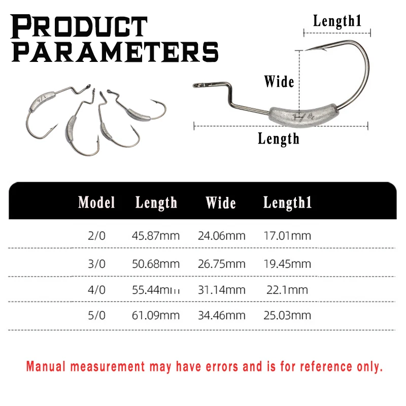 Anzuelos Jig Head para Vinilos – Swimbait ponderado lubina - imagen 4