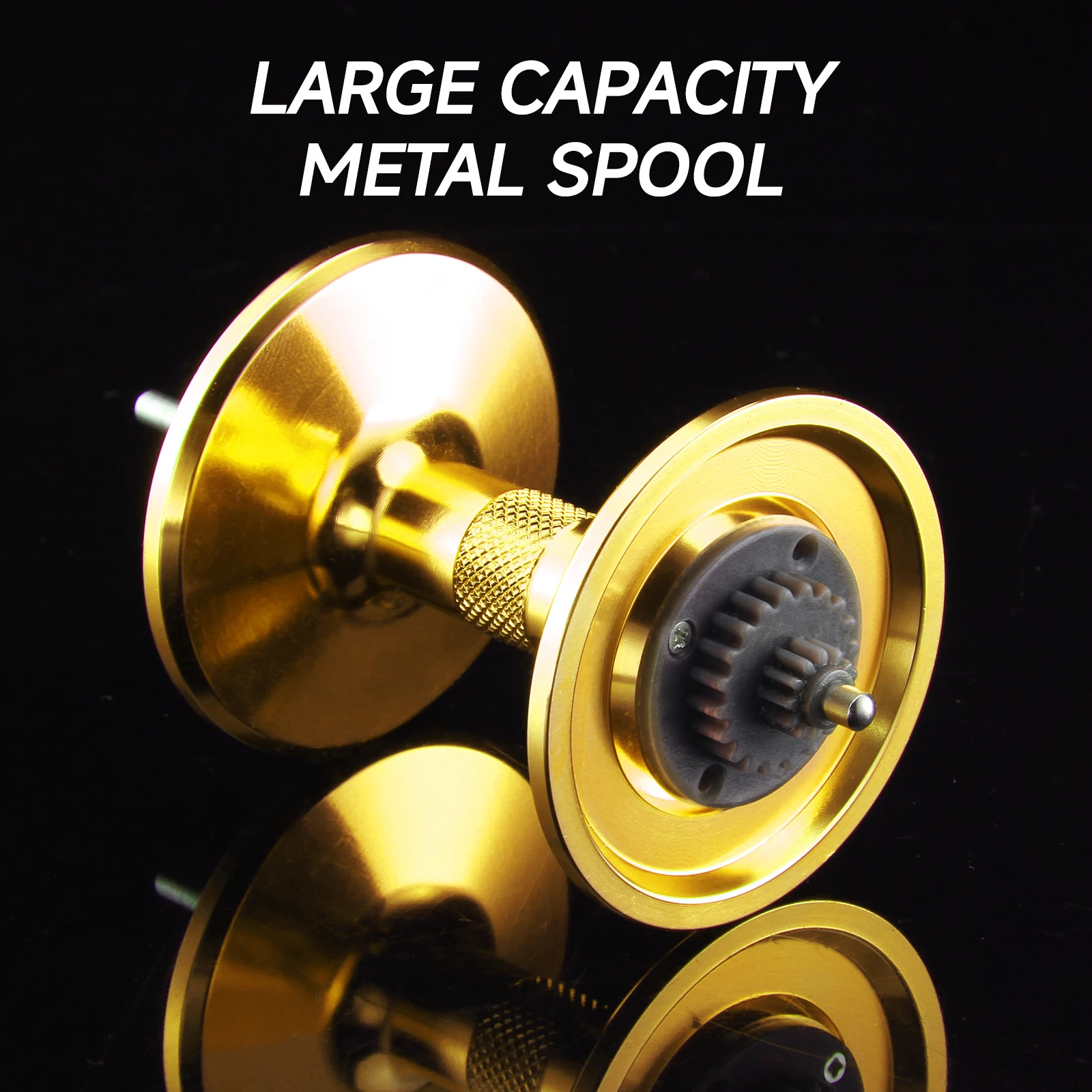 Carrete curricán GP – Arrastre 18KG, 3+1 rodamientos inox - imagen 3