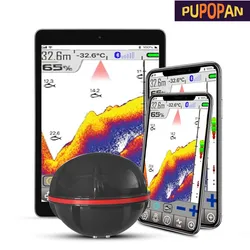PuPoPan Sonda de Pesca Portátil con Sonar Bluetooth