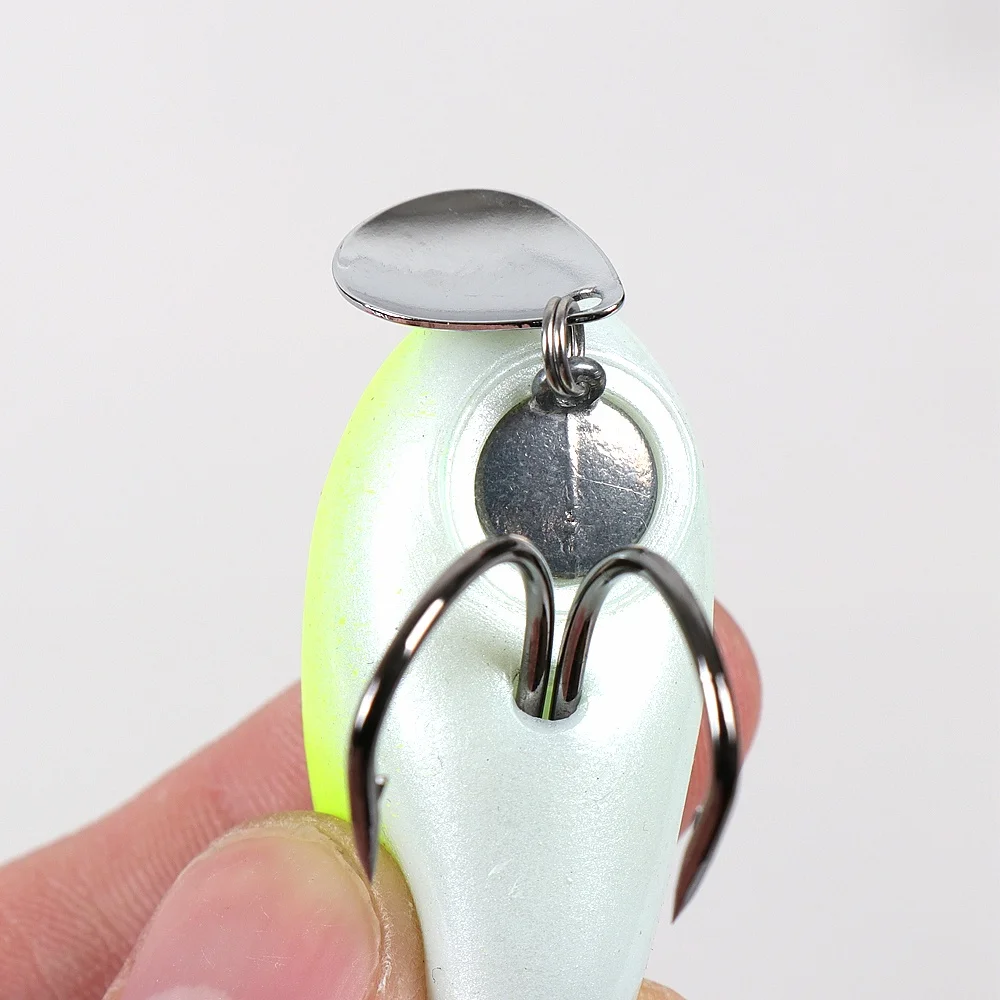 Señuelo de pesca de rana suave de 6cm/10g, pequeño señuelo de pesca de rana de trueno suave, cebo de fundición Mini - imagen 3