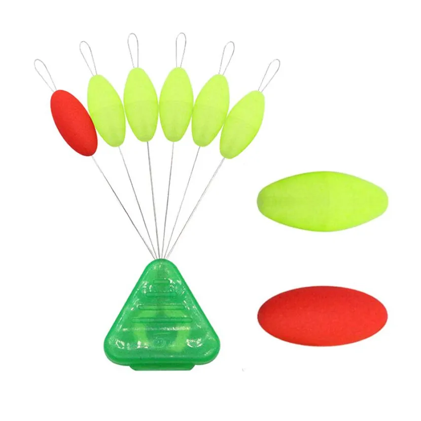 Seven-star-flotador de pesca ovalado 6 en 1, tipo cuerda, Seven Star, flotador de espuma, Space Bean, tope de línea de pesca, boyas, accesorios de aparejos - imagen 5