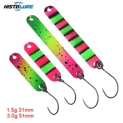 Histolure Cuchara Metálica para Trucha – Señuelo Hundible de Colores