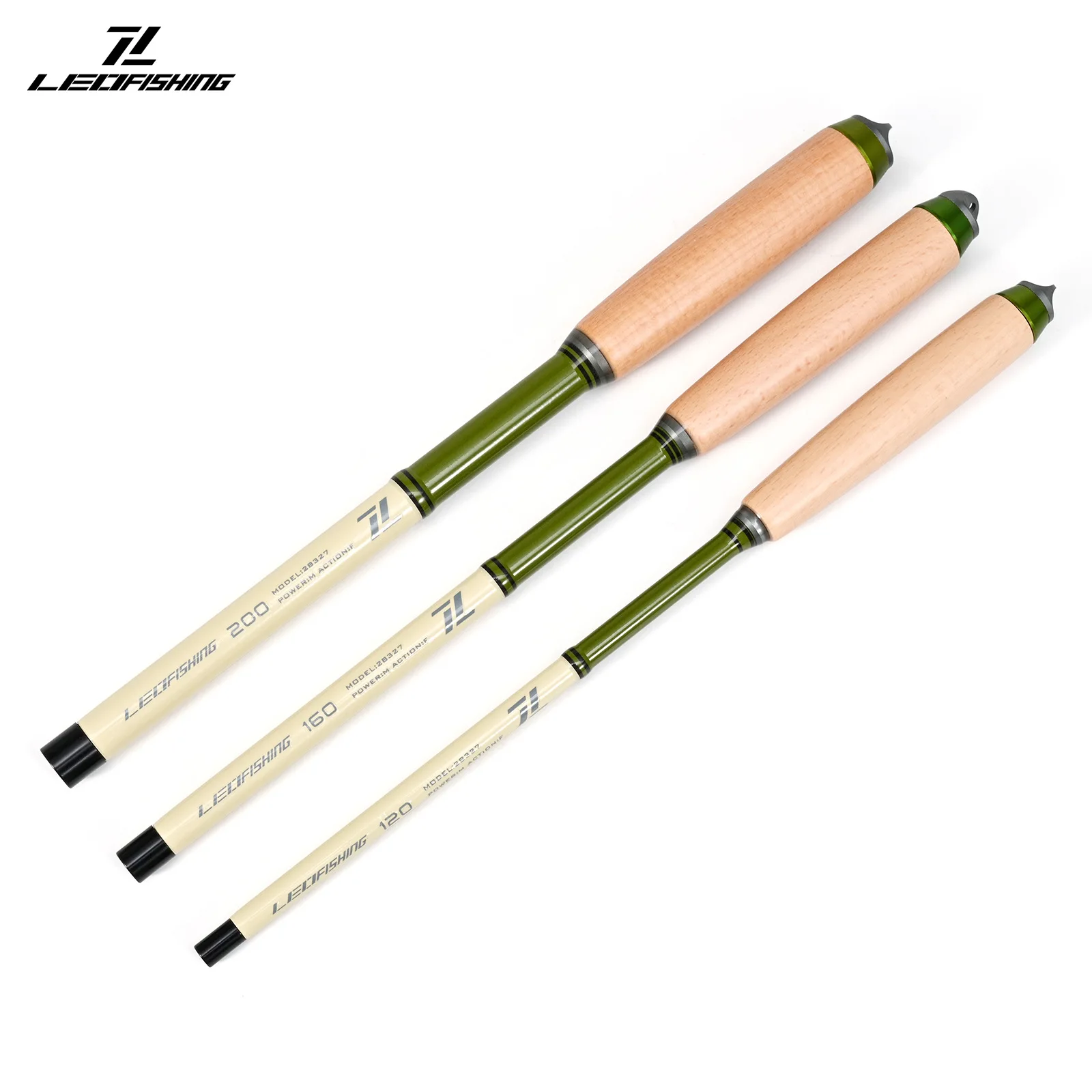 Caña de pescar de 1,2 M, 1,6 M, 2,0 M, sección ultracorta, contracción, súper ligera y súper dura, caña de pescar de carbono, Mini caña de bolsillo