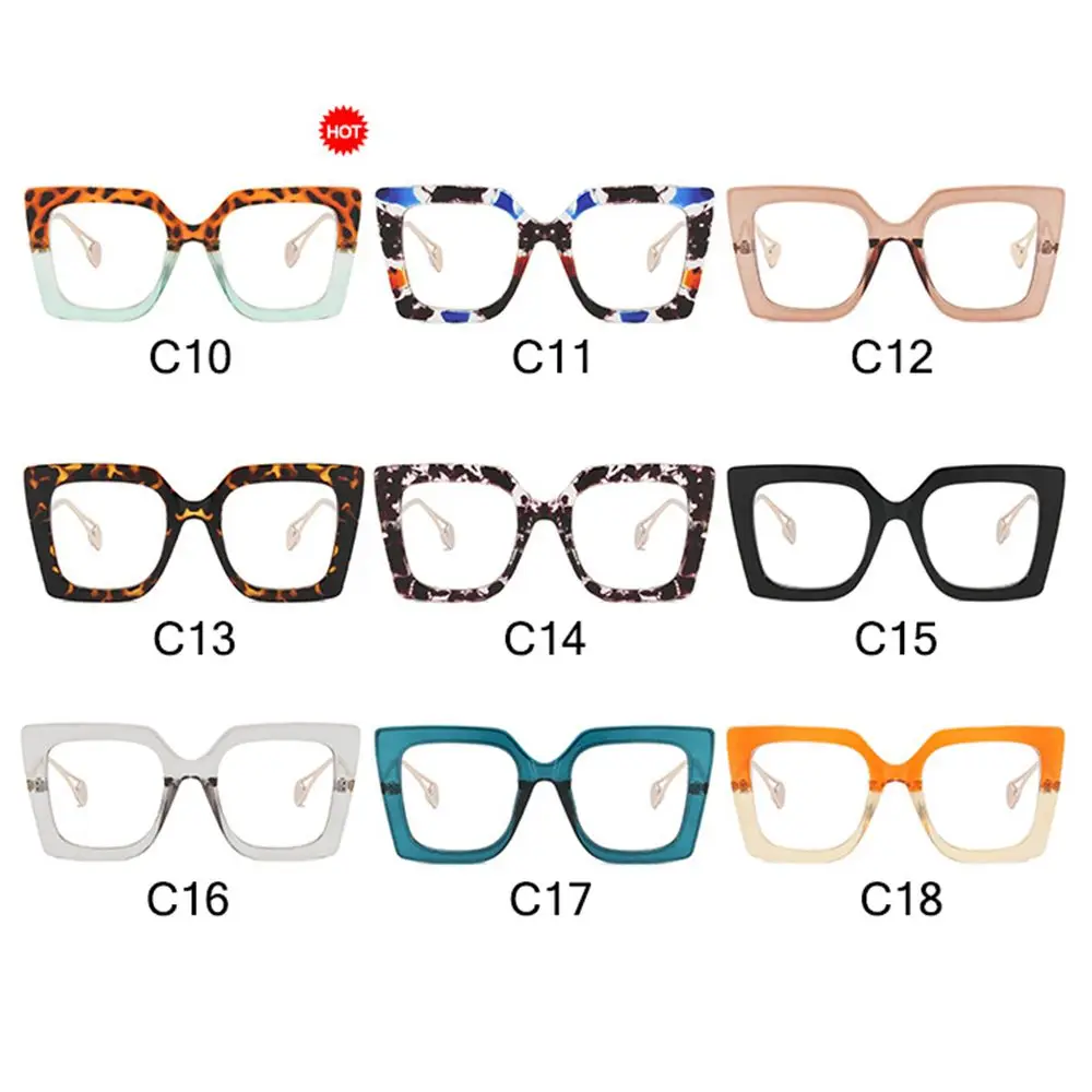 Gafas de protección contra luz azul con marco cuadrado de metal para juegos para mujeres/hombres Gafas de sol de gran tamaño - imagen 5