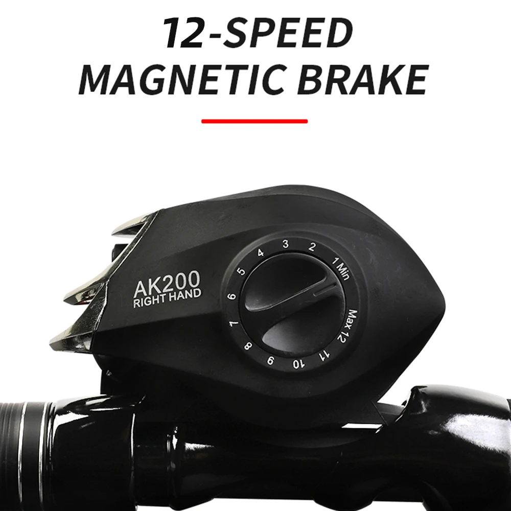 BILLINGS-carrete de Baitcasting Serie AK, relación de engranaje 7,2: 1, BB Ultra suave, arrastre máximo de 17,63 libras, carrete de Baitcaster para agua dulce, solo 7,4 Oz - imagen 4