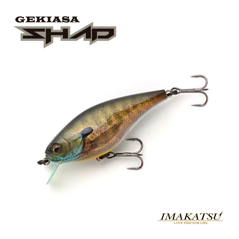 Japón IMAKATSU nuevo cebo poco profundo Luya SHAD GEKIASA SHAD cebo de perca de largo alcance 7g - imagen 3
