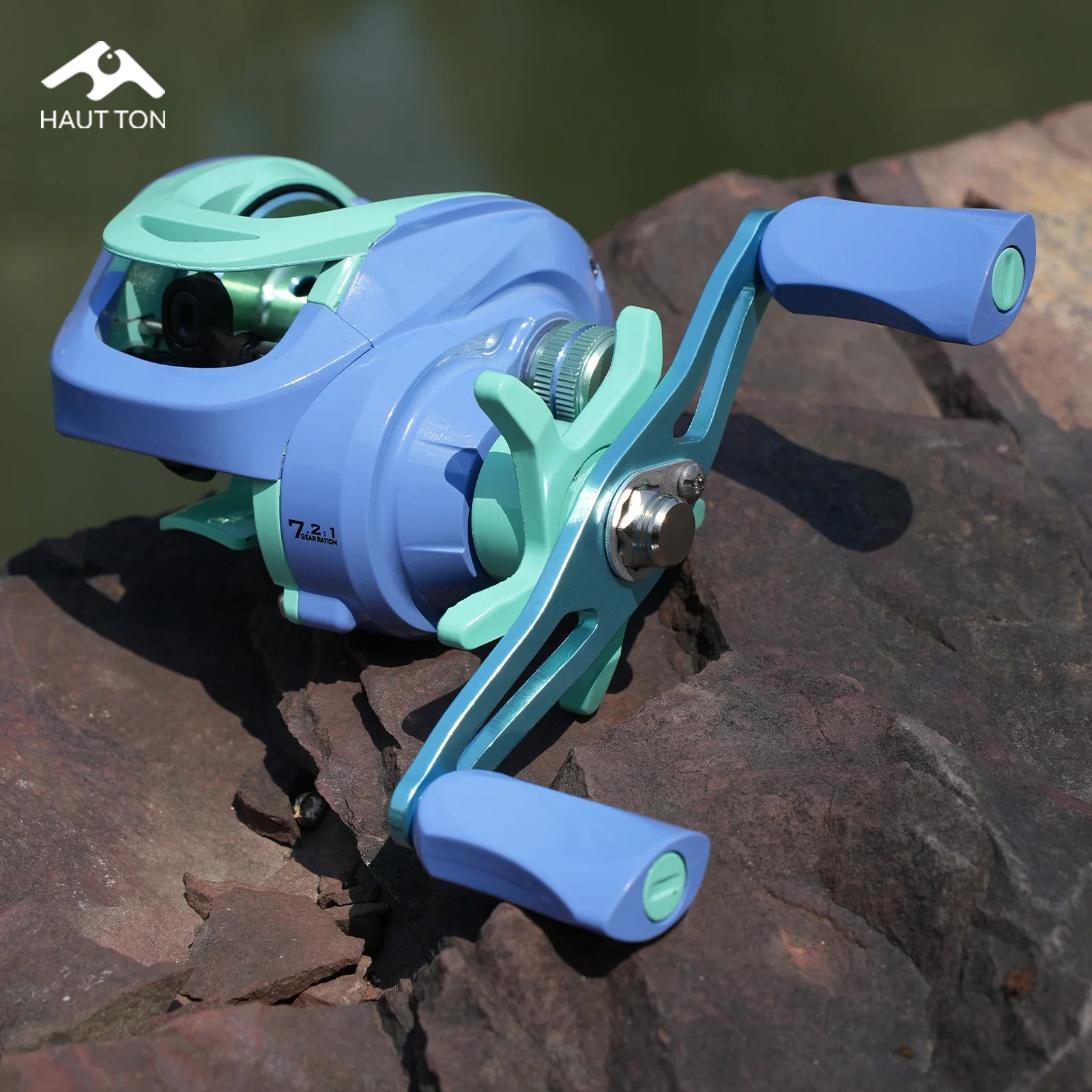 Carrete Baitcasting DV – Aluminio ligero 7,2:1 y freno 5 kg - imagen 5