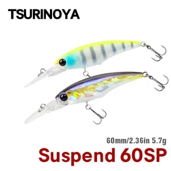 Tsurinoya Max Jerkbait Shad 60SP 5,7g suspendido para lucio y perca